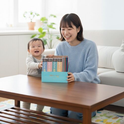親子で楽しく英語デビューBOXをイメージするための画像