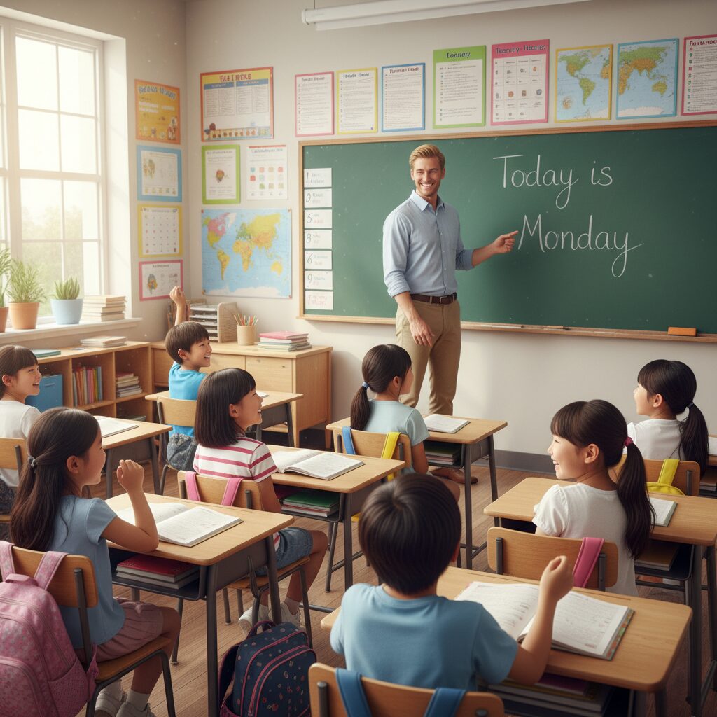 日本のインターでは、先生はネイティブでも、生徒は日本人が中心。